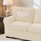 SUBRTEX 3 Pieces Stretch Sofa Slipcover Sets Couch Cover Sets Backrest Cushion - Image 7