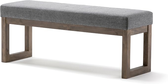 SIMPLIHOME Milltown Large Ottoman Bench by SimpliHome