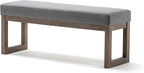SIMPLIHOME Milltown Large Ottoman Bench by SimpliHome