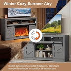 YESHOMY Fireplace TV Stand for Television up to 65+ Inch - Image 5