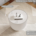 SSLine Bowl-Shape Coffee Table Set of 2 Modern Sintered Stone Top Nesting - Image 6