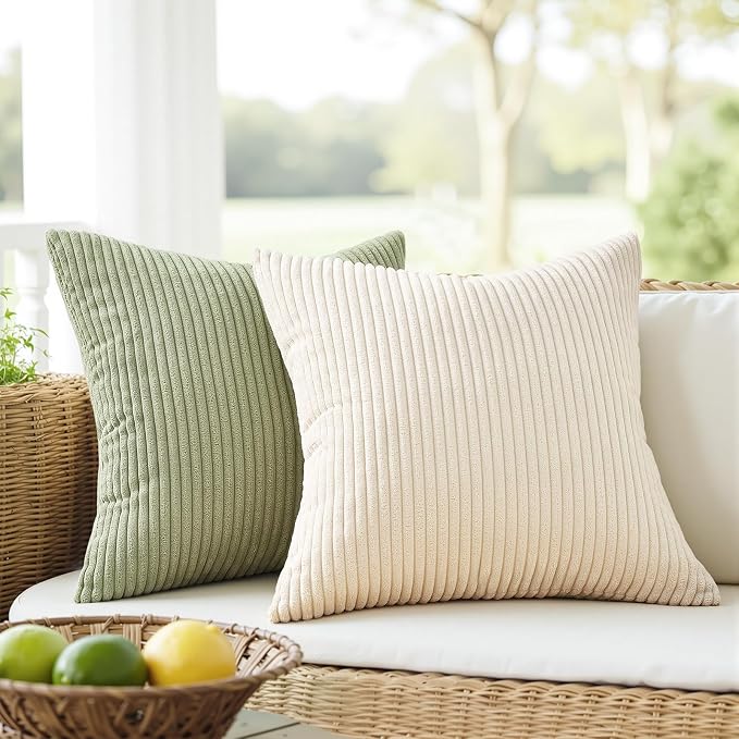 Topfinel Decorative Velvet Pillow Covers 18x18 Muted Teal Boho Farmhouse Couch - Image 3