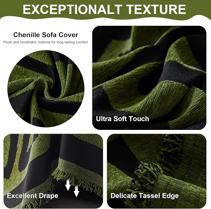 VClife Bohemian Couch Covers, Washable Sofa Covers - Image 5