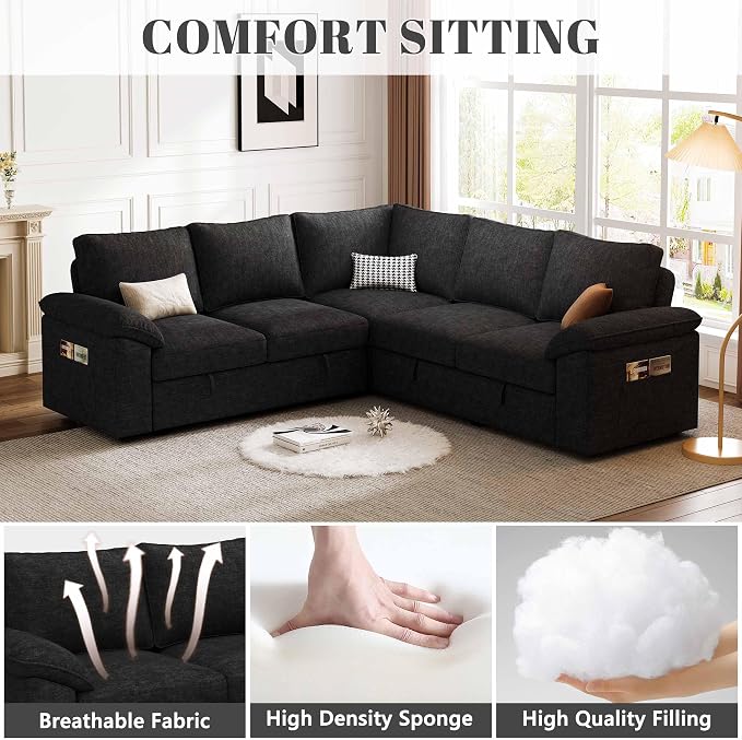 85 Inch Modular Sectional Sofa - Image 6