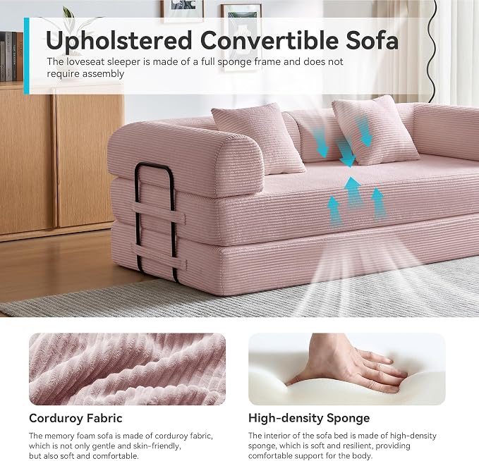 Compression Sofa, Cloud Sectional Sofa, Sofa Bed, Boneless Modular Sectional - Image 6