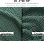 EMME Muslin Blankets for Adults Throw Blanket for Couch Breathable Gauze Soft - Image 7