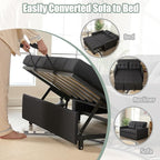 GOSUHI 52" Sleeper Sofa with Pull-Out Bed, 3-in-1 Convertible Sofa Bed - Image 4