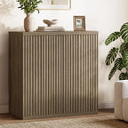 SICOTAS Buffet Cabinet with Storage Accent Sideboard Modern Credenza with Doors - Image 8