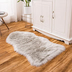 EasyJoy Ultra Soft Fluffy Shaggy Area Rug Faux Fur Rug Chair Cover Seat Pad - Image 4