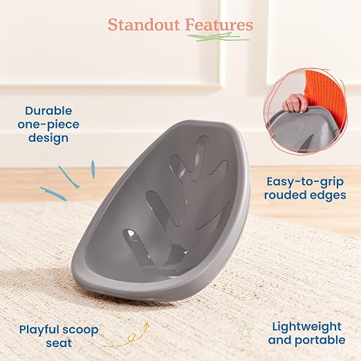 ECR4Kids Leaf Floor Seat, Rocker Chair - Image 5