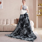 60x80 Inches Ultra-Soft Fuzzy Faux Fur Plush Twin Size Blanket - Image 4