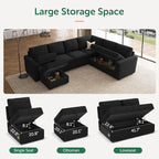 HONBAY Sectional Sleeper Couch - Image 5