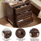 SAVOR LIFE Farmhouse Nightstand - Image 7