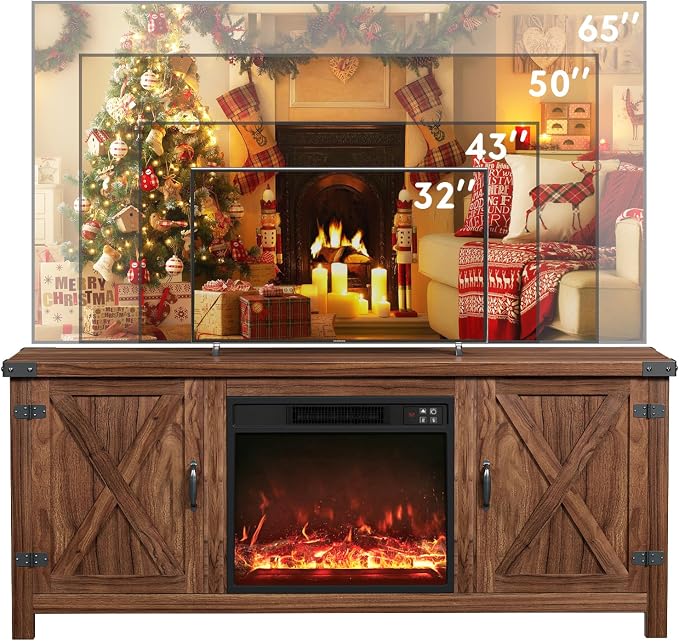 YESHOMY Fireplace TV Stand - Image 8