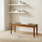 Solid Wood Acacia Indoor Bench - Image 2