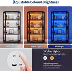 GarveeHome Corner Display Cabinet - Image 4