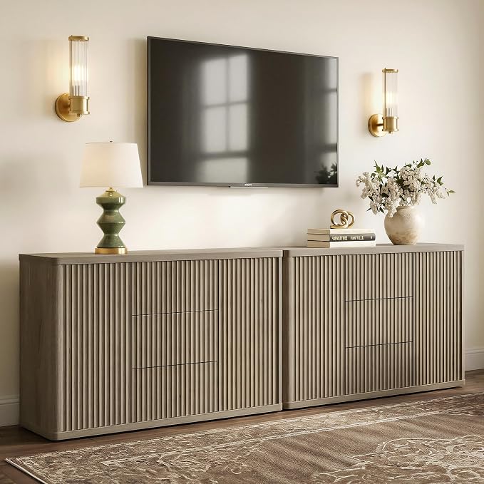 SICOTAS Buffet Cabinet with Storage 54.7" Large Modern Accent Storage Cabinet - Image 8