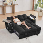 hansones ​66" Multi-Functional Pull-Out Sofa Bed by hansones