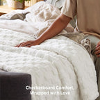 Bedsure GentleSoft White Throw Blanket - Image 5