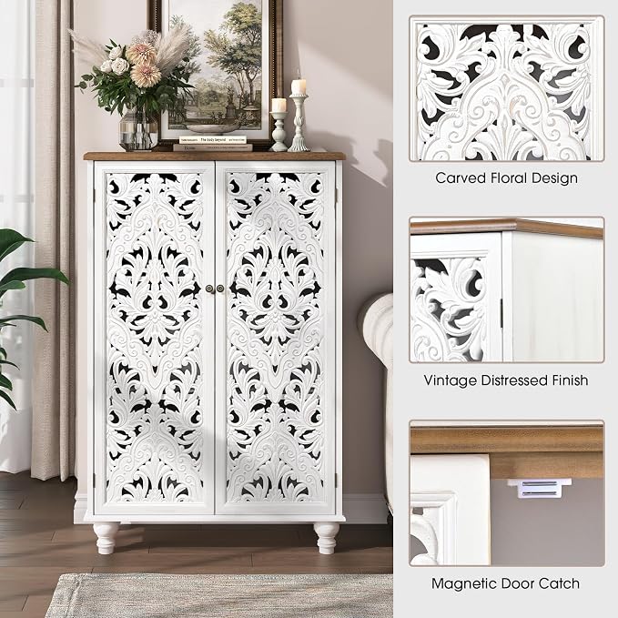 JOINICE 47" Tall Accent Cabinet - Image 3