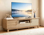 Amada 58" TV Stand for TVs up to 65 Inch, Fluted Entertainment Center by AMADAHOMEFURNISHING