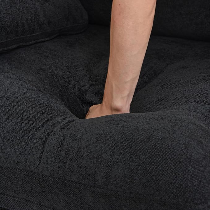 JACH Storage Ottoman for Living Room, Cushion Covers Removable, Minimalist - Image 4