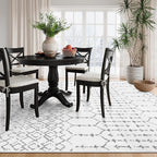 Lahome Moroccan Machine Washable Rugs 6x9 Rug - Image 9