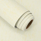 Grasscloth Peel and Stick Wallpaper Beige and Yellow Contact Paper 15.7inch x by lenify