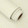 Grasscloth Peel and Stick Wallpaper Yellow Beige Textured Contact Paper 15.7in by lenify