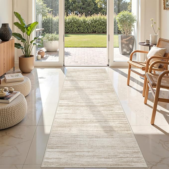 2x7 Runner Rug Non Slip, Washable Hallway Runner Rug, Nursery Room, Soft Runner by Restydon