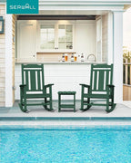SERWALL HDPE Outdoor Rocking Chair - Image 2