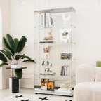 FLYMUHJIA Curio Cabinets with Tempered Glass Doors - Image 2