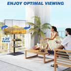 Rfiver Swivel Floor TV Stand - Image 6
