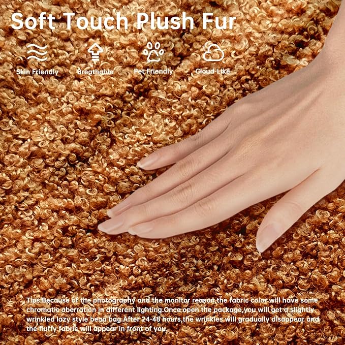 WHGBJA Memory Foam Bean Bag Chair - Image 3