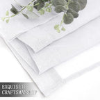 Tollpiz Sheer Curtains Linen Textured Living Room Curtain Sheers Light - Image 7