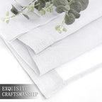 Tollpiz Sheer Tier Curtain Linen Textured Half Kitchen Curtains Sheer Light - Image 7
