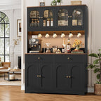 HIFIT 71" LED Kitchen Pantry Cabinet - Image 7
