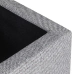 Adeco 17 Inch Square Linen Storage Ottoman - Image 6