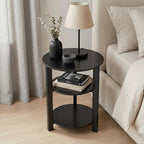 Farmhouse 3-Tier Round Side Table, 17.7*21.7inch End Table - Image 2
