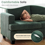 YOUDENOVA Sofa, 3 Piece Set Comfy Sofa, Loveseat & 2 3-Seater Couch - Image 5