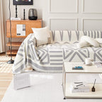 VClife Boho Couch Covers for Sofa, Reversible Plaid Checkered Sofa Slipcover - Image 7