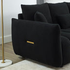 Antetek Teddy Sofa Set for Living Room, 2 Pieces Modern Deep Seat Oversized - Image 9