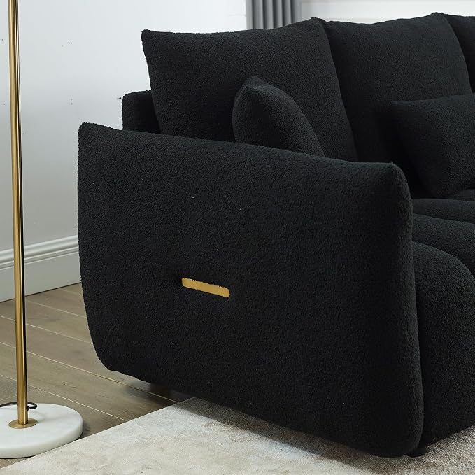 Antetek Teddy Sofa Set for Living Room, 2 Pieces Modern Deep Seat Oversized - Image 9