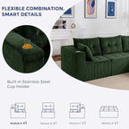 MAXYOYO Modular Sectional Sofa Couch, L Shaped Modern Cloud Couch - Image 6
