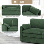 2 Pieces Chenille Sofa Set - Image 3
