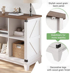 EnHomee 8-Cube Storage Organizer, Farmhouse Bookshelf, Display Shelf - Image 6