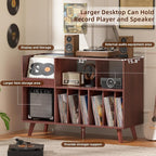 LELELINKY Large 48'' Record Player Stand - Image 4