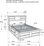 Coaster Home Furnishings Briana Transitional 5-Piece Bedroom Set Eastern King - Image 10
