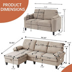 5 Seat Sectional Sofa Set for Living Room Set - Image 2