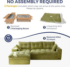 MAXYOYO 104" L Shaped Modular Sectional Sofa - Image 8